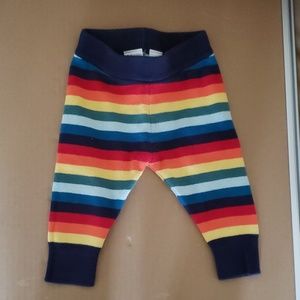 Hanna Andersson rainbow striped pants 70cm 6-12mon